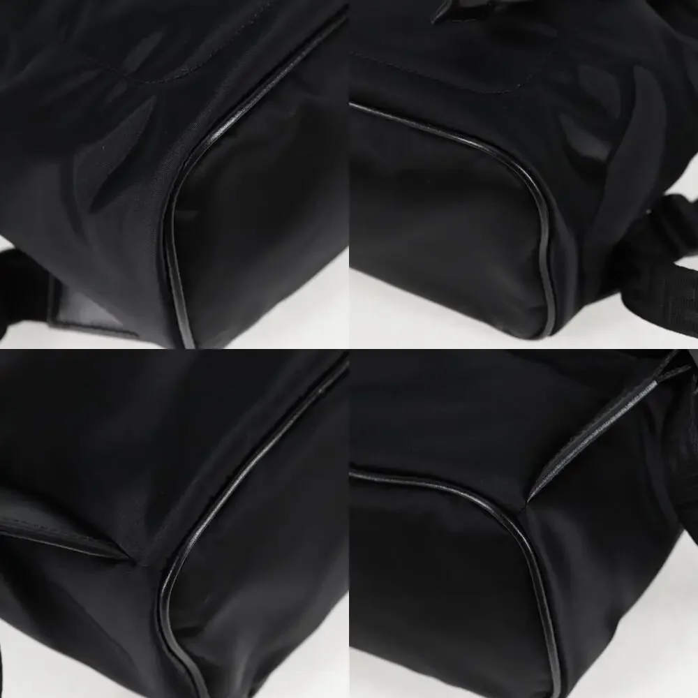 Versace Nylon Backpack Black